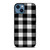 BLACK AND WHITE BUFFALO iPhone 14 Case