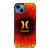 HURLEY ORANGE BLACK LOGO iPhone 14 Case
