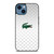 LACOSTE SILVER PATTERN iPhone 14 Case