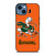 MIAMI HURRICANES LOGO iPhone 14 Case