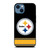 PITTSBURGH STEELERS LOGO STRIPE iPhone 14 Case