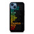 QUOTE INSPIRATIONAL THINK POSITIVELY iPhone 14 Case QUOTE INSPIRATIONAL THINK POSITIVELY iPhone 14 Case