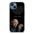 THE GENIUS ALBERT EINSTEIN QUOTE iPhone 14 Case THE GENIUS ALBERT EINSTEIN QUOTE iPhone 14 Case