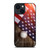 BASEBALL BALL AND FLAG iPhone 14 Plus Case BASEBALL BALL AND FLAG iPhone 14 Plus Case