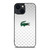 LACOSTE SILVER PATTERN iPhone 14 Plus Case