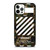 OFF WHITE CAMO BACKGROUND iPhone 12 Pro Case