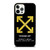 OFF WHITE YELLOW LOGO X APPLE iPhone 12 Pro Case