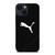PUMA LOGO BLACK LEATHER iPhone 14 Plus Case