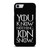 GAME OF THRONES KNOW NOTHING JON SNOW black rubber iPhone SE 2022 Case