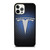 TESLA LOGO BLUE LIGHT iPhone 12 Pro Case