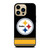 PITTSBURGH STEELERS LOGO STRIPE iPhone 14 Pro Max Case