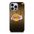 LA LAKERS BASKETBALL WOODEN iPhone 14 Pro Case