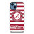 ALABAMA CRIMSON TIDE ROLL A TIDE STRIPE LOGO iPhone 14 Case