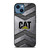 CATERPILLAR TRACTOR CAT METAL LOGO iPhone 14 Case CATERPILLAR TRACTOR CAT METAL LOGO iPhone 14 Case