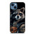 ROCKET RACCOON GUARDIAN OF GALAXY ART iPhone 14 Case