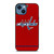 WASHINGTON CAPITALS LOGO NHL HOCKEY TEAM iPhone 14 Case