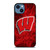 WISCONSIN BADGER LOGO iPhone 14 Case