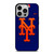 NEW YORK METS MLB LOGO BASEBALL iPhone 14 Pro Case