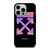 OFF WHITE PURPLE SPRAY iPhone 14 Pro Case