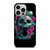 SUGAR SKULL FLOWERS TATTOO iPhone 14 Pro Case