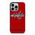 WASHINGTON CAPITALS LOGO NHL HOCKEY TEAM iPhone 14 Pro Case