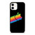 APPLE RETRO DESIGN BLACK iPhone 12 Case