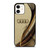 AUDI LOGO ELEGAN GOLD TEXTURE iPhone 12 Case