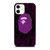 BAPE LOGO VIOLET iPhone 12 Case