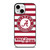 ALABAMA CRIMSON TIDE ROLL A TIDE STRIPE LOGO iPhone 13 Mini Case