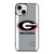 UNIVERSITY GEORGIA BULLDOGS FOOTBALL LOGO iPhone 13 Mini Case