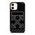 OFF WHITE BLACK CARBON 946 iPhone 12 Case