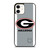 UNIVERSITY GEORGIA BULLDOGS FOOTBALL LOGO 946 iPhone 12 Case