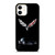 CORVETTE CAR LOGO BLACK iPhone 12 Case CORVETTE CAR LOGO BLACK iPhone 12 Case