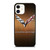 CORVETTE WOODEN LOGO iPhone 12 Case