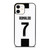 CRISTIANO RONALDO JERSEY 7 JUVENTUS iPhone 12 Case