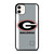 UNIVERSITY GEORGIA BULLDOGS FOOTBALL LOGO iPhone 11 Case