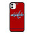 WASHINGTON CAPITALS LOGO NHL HOCKEY TEAM iPhone 11 Case