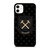WEST HAM UNITED BLACK LOGO iPhone 11 Case
