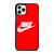 NIKE SWOOSH LOGO RED iPhone 11 Pro Case