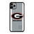 UNIVERSITY GEORGIA BULLDOGS FOOTBALL LOGO iPhone 11 Pro Max Case