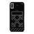OFF WHITE BLACK CARBON iPhone X / XS Case