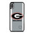 UNIVERSITY GEORGIA BULLDOGS FOOTBALL LOGO iPhone X / XS Case