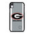 UNIVERSITY GEORGIA BULLDOGS FOOTBALL LOGO iPhone XR Case
