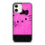 HELLO KITTY PINK BLACK iPhone 12 Case