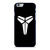 KOBE BLACK MAMBA LOGO BLACK iPhone 6 / 6S Case