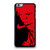 NIKE SWOOSH LOGO RED BLACK iPhone 6 / 6S Plus Case