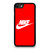 NIKE SWOOSH LOGO RED iPhone SE 2020 Case