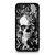 SKULL ON BLACK LACE iPhone SE 2020 Case