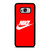 NIKE SWOOSH LOGO RED Samsung Galaxy S8 Case