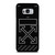 OFF WHITE BLACK CARBON Samsung Galaxy S8 Case